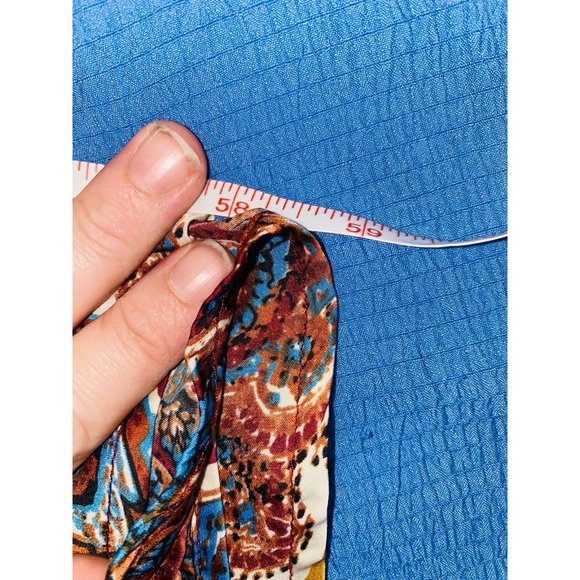 C1 Anthropologie Tiny maxi dress wrap print pattern paisley fall large - Picture 5 of 9